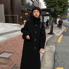 럭키슈에뜨블랙롱코트