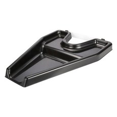 샴푸 분지 샴푸 그릇 침대 옆 세척 머리 전문 모바일 샴푸 분지 환자를위한 헤어 세척 트레이, 44cmx33cm, ABS, 검은색, 1개