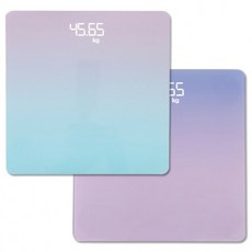 체중계 전자저울 온도측정가능 몸무게 스마트 파스텔 디지털 LED 체지방 정밀 전자기계식, 민트, 민트