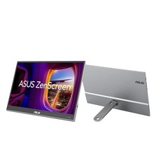 ASUS ZenScreen 16인치 OLED USB-C 휴대용 모니터(MQ16AHE) - 풀 HD 100% DCI-P3 1ms HDR-10 미니 HDMI 아이 케어 근접