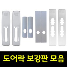 게이트맨 삼성 코맥스 도어락 보강판 모음, 1개, 삼성전용보강판(블랙)