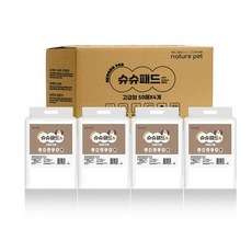 형 50매X4개 레몬향 배변패드 애견 강아지-81446EA, 4개