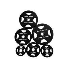 [동화스포츠] 바디포스 TPU 우레탄 원형 중량원판 (4홀) 1.25~20kg, 1.25kg 1개, 1개