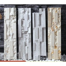 인조석 인조라임스톤 외벽 1개 인조석재 고벽돌 일반 벽지 일반시트지 내부용, Jinbi (광택 플러스 내추럴)