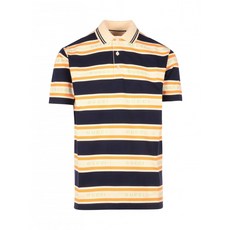 [GUCCI] 남성 폴로 4273 잉크 아이보리 오렌지 645258XJC6I