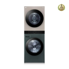 LG 트롬 오브제컬렉션 워시타워 W20GR 세탁기 24kg + 건조기 20kg 네이처 그린 방문설치