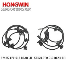 ABS 휠 속도 센서 전면 후면 RH & LH 57450-TF0-003 57455-TF0-003 57475-TF0-013 혼다 CR-Z 핏 시티 1.3L 1.5L l4 2009, 6) REAR RH LH, 1개