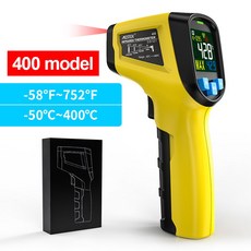 800 400 MESTEK 비접촉 측정기 고온계 습도 테텀메트로 고온 디지털 산업용, 400(no probe), 1개