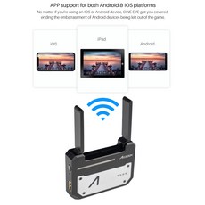 포켓 5g 무선 1080p 와이파이 hdmi 이미지 송신기 장치 비디오 송신기 ios/andriod 아이폰 ipad 스마트 폰 dslr, 단일