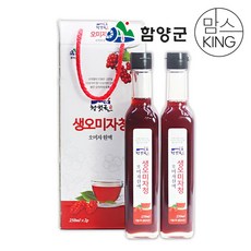 [함양군]지리산 청햇골 오미자청 250mlx2개 선물세트, 2개, 단품