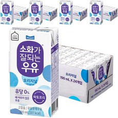 소화가잘되는우유 오리지널, 190ml, 120개