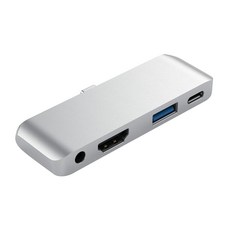 ZLD Type-C 도킹 스테이션 USB-C to HDMI, 은