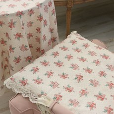 레이스방석50x50