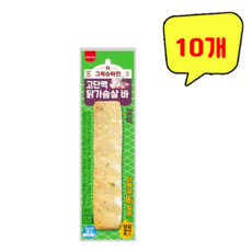 그릭슈바인 고단백닭가슴살바 갈릭 80g, 10개