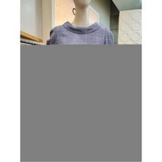 W몰 온앤온 뒷꼬임 체크 블라우스 NW9MB296