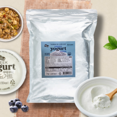 꾸덕한 그릭요거트 대용량 1kg 플레인 요거트 임실치즈마을 업소용 150g+150g