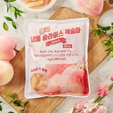 흥국 냉동슬라이스 복숭아 1kg, 1개