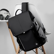 SeekFun 직장인 슬림 백팩 초경량 노트북 가방 여행용 가능 대용량 가방+USB충전