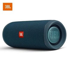100% 원래 JBL 플립 5 블루투스 스피커 미니 휴대용 IPX7 방수 무선 야외 스테레오베이스 음악, BLUE, 01 Blue