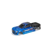 ARRMA 1/10 화강암 4X2 페인트 데칼 트림 바디 블루/블랙 ARA402344 - 바디블루