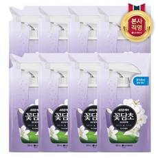 [KT알파쇼핑]샤프란 꽃담초 섬유탈취제 리필 320mL 자스민꽃 x 8개
