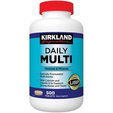 커클랜드 데일리 멀티 비타민 500정 (타블렛) Kirkland Daily Multivitamin 500tabs