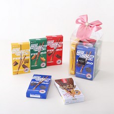 롯데웰푸드 빼빼로 오리지날 54g x 1p + 아몬드 37g x 1p + 초코필드 53g x 1p + 초코쿠키 37g x 1p + 포키 극세 44g x 1p 세트