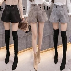 여성용 겨울 모직 반바지 LJX1608