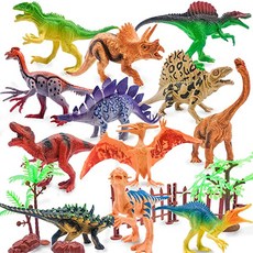 ToyerBee Dinosaur Toys 19 Packed 7” to 9” Realistic Dinosaur Figures for 3 Years Old & Up Including