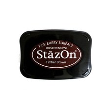 StazOn 츠키네코 유성잉크패드, sz-41 Timber Brown, 1개