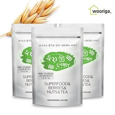 우리가스토리 캐나다산 볶은 귀리 가루 분말 1kg 3봉 우유 쉐이크