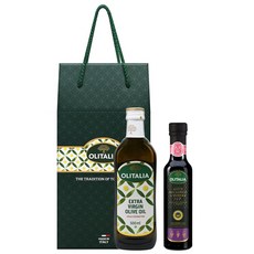 [올리타리아] 엑스트라 버진 올리브유 500ml 발사믹식초 250ml 2종세트, 1개