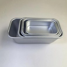 DIY 베이킹 금형 알루미늄 빵집 덩어리 팬 비 스틱 베이킹 접시 토스트 상자 직사각형 치즈 케이크 금형 요리 도구, 1)분홍색 - 128x70x38cm, 1개