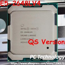 제온 E5 CPU V4 GHz 무료 E5-2648L 1.80 14 35MB 코어 배송 인텔 프로세서 2648LV4 버전 QS E5-2648LV4