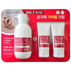 일리윤 가려움 토탈케어 크림 330ml + 80ml x 2, 1세트