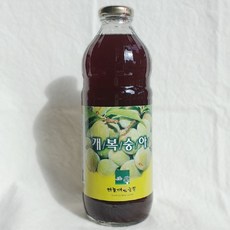 하늘마음농장 토종 개복숭아 발효액 5년 이상 숙성 유리병(22년 전통), 1,000ml(1L) * 2