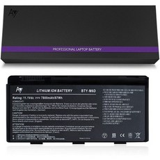 AY BTY-M6D Laptop Battery (11.1V 7800mAh) for GT70 E6603 E6603-454 E6603-499 GT60 0NC-004US 0NC-007, 상세 설명 참조0
