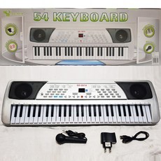 전자키보드 신디사이저 디지털피아노 음악교육 전자건반 미니 54 장난감 전자오르간 휴대용, 상세페이지 참조