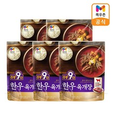 목우촌 주부9단 한우 육개장 450g x 5팩, 5개