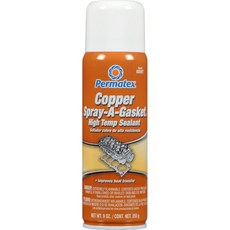 퍼마텍스 80697-12PK 구리 스프레이-A-가스켓 하이템프 접착 실란트 9온스. 순 에어로졸 캔12팩, 9 Ounce, 12개