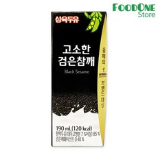 삼육두유 검은참깨 190ml 48팩, 48개, 48개