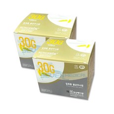 일회용 멸균 주사침 KS-0816 주사바늘 30G (1/2인치) 최신상품, 2개, 1개