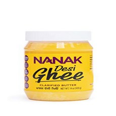 Nanak Desi Ghee Clarified Butter - Premium Quality Nanak Desi Ghee Clarified Butter - 프리미엄 품질 케토 친화, 396g, 1개