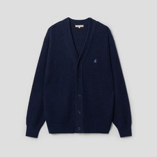 [BEANPOLE] 빈폴 멘 네이비 리넨 블렌드 리브 카디건 (BC225AC11R)