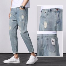 뉴타임즈7 남성 봄 가을 겨울 패션 소프트 클래식 남자 스트레치 청바지 AR 477Z
