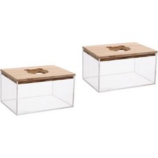 NOLITOY 햄스터 화장실모래 2pcs 욕실 저빌 배스 모래 고슴도치 휠 변기 케이지 미로 아크릴 목욕 웨어 욕조 액세서리 식기 나무 Q1624468, 15X11X8.5CMx2pcs, As Shownx2pcs, 2개