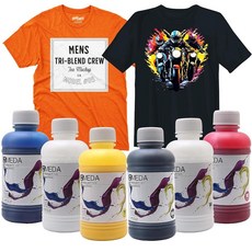 IMEDA DTF 잉크 250MLx6 콤보 팩 PET 필름 열전사 인쇄용 프리미엄 안료 잉크 엡핸드 프린트헤드 ET8550 XP15000 L1800 L805 R1390 R2400, 250ML 화이트 2개, 블랙 1개, 청록색 1개, 옐