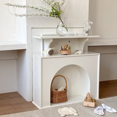 마벨 미니 벽난로 콘솔