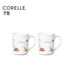 코렐 스누피리본에디션 도자기머그 2P, 혼합색상, 2개