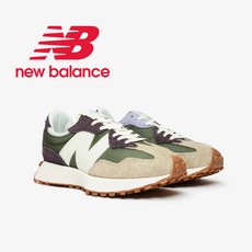 뉴발란스 우먼스 327 퍼플 그린 화이트 WS327COB